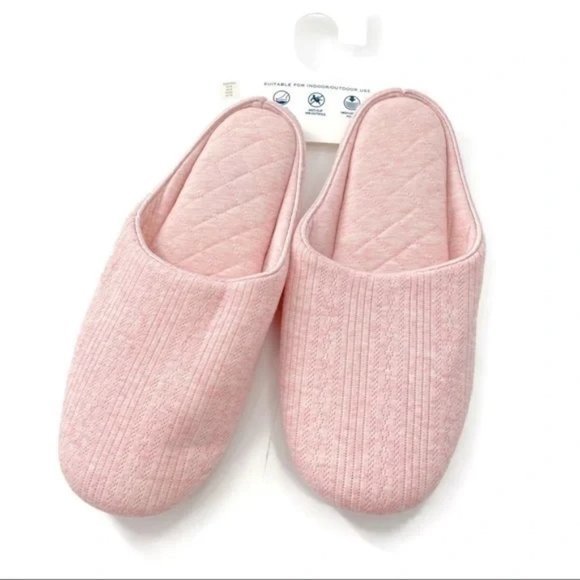 Charter Club Memory Foam slippers-Pink - Picture 1 of 2